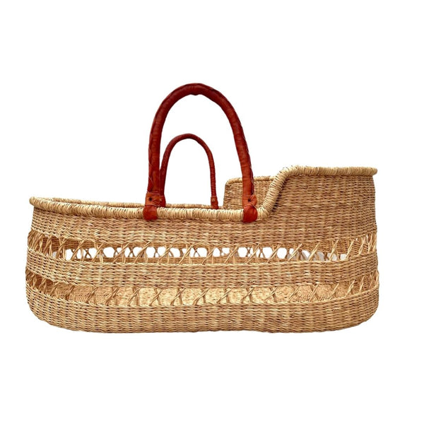 Straw moses hot sale basket