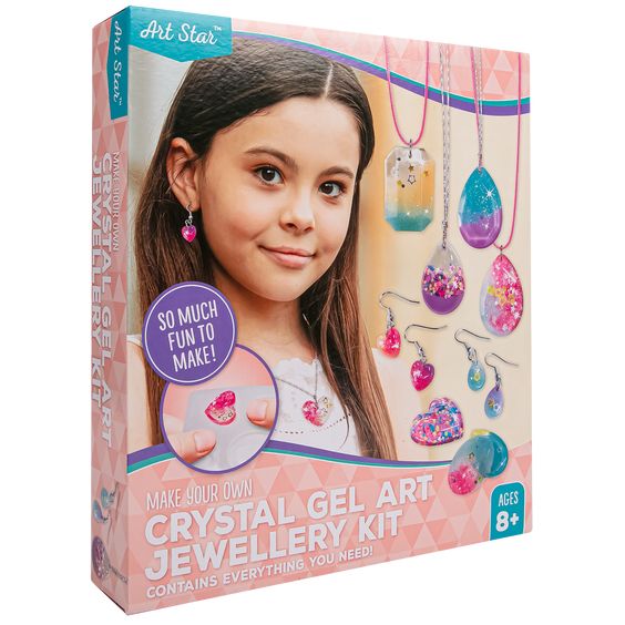 Make Your Own Crystal Gel Art Jewellery Kit