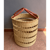 Laundry Basket - Natural with Natural Net (Tan Handles)