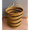 Laundry Basket - Ochre with Black Net