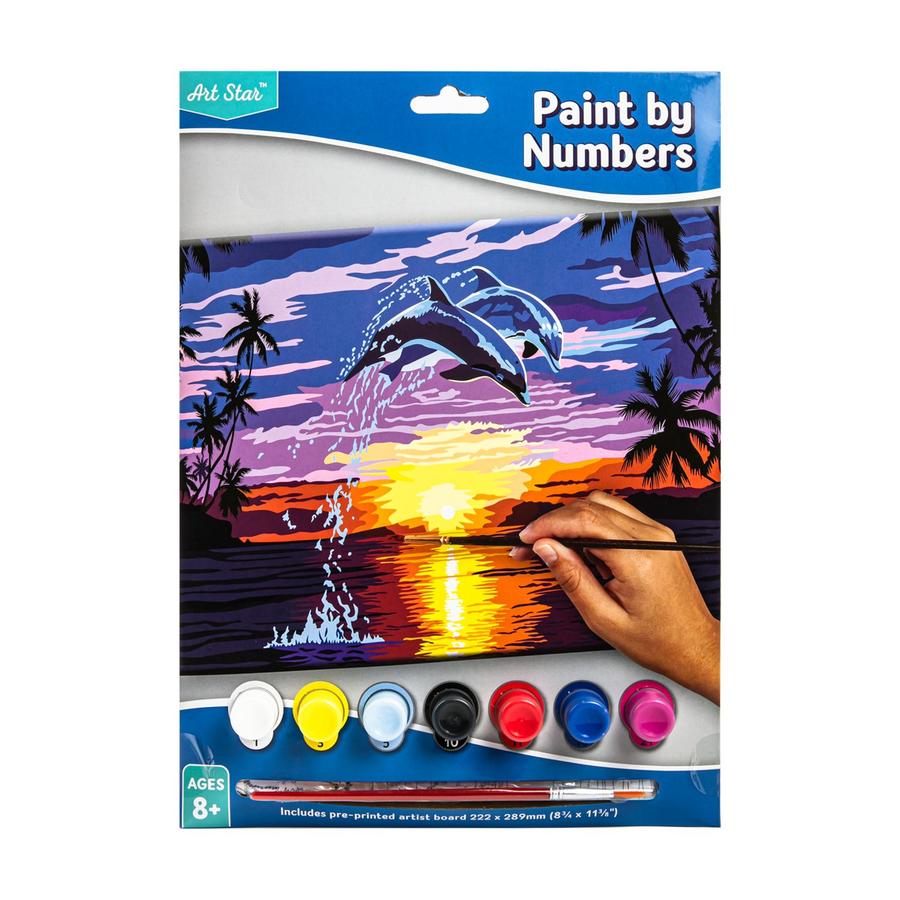 Paint By Number kit - Dolphin - Small 1