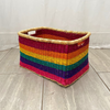 Rectangle Basket - Rainbow