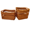 Rectangle Basket - Ochre with Ochre Net