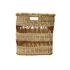Square Basket - Natural with Ochre Net